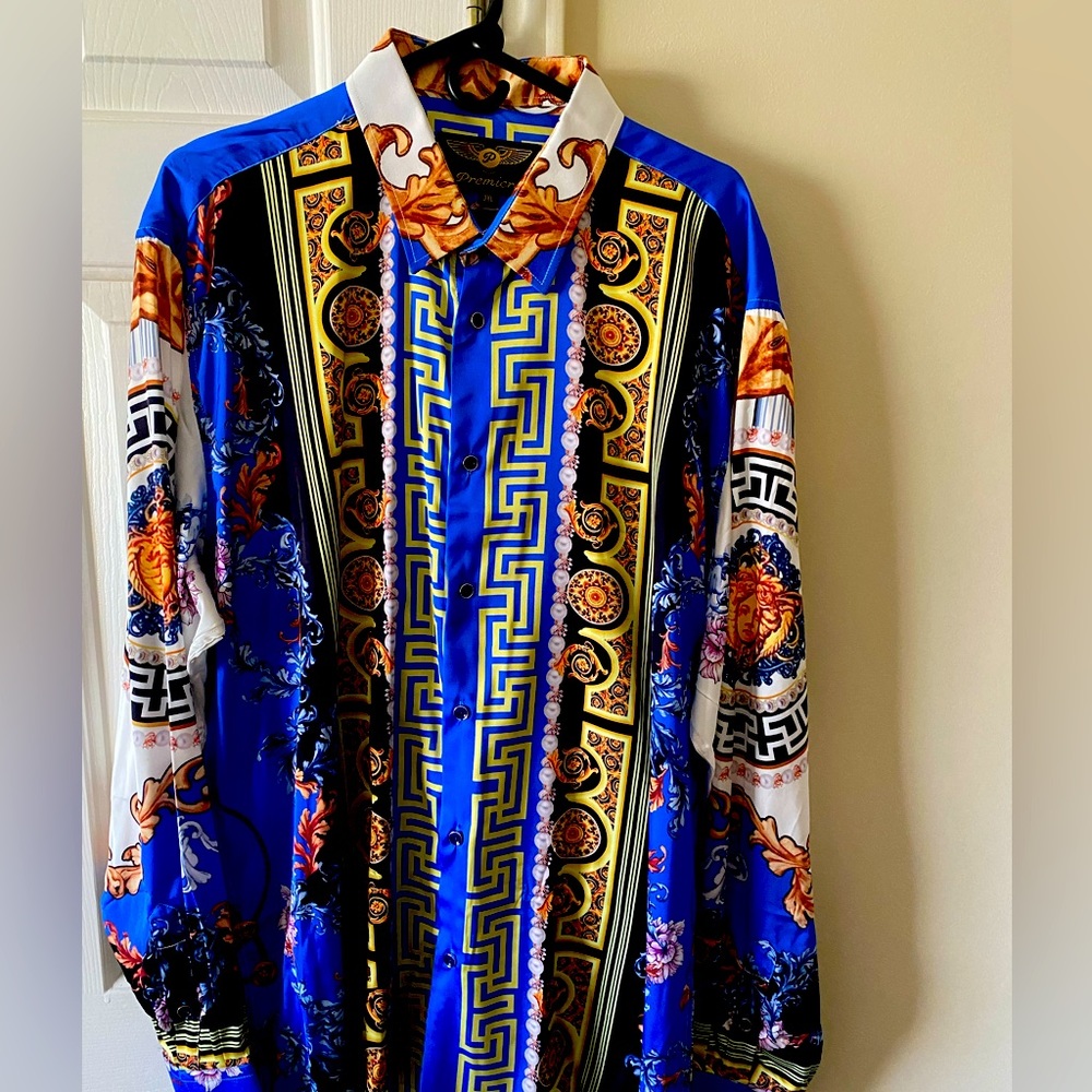 Premier Brand Versace Style Fashion Shirt